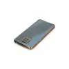 Newface Xiaomi Redmi Note 9 Pro Kılıf Razer Lensli Silikon - Gold
