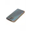 Newface Xiaomi Redmi Note 9 Pro Kılıf Razer Lensli Silikon - Gold