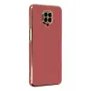 Newface Xiaomi Redmi Note 9 Pro Kılıf Volet Silikon - Kırmızı