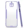 Newface Xiaomi Redmi Note 9S Kılıf Platin Silikon - Lila