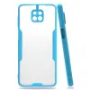 Newface Xiaomi Redmi Note 9S Kılıf Platin Silikon - Mavi