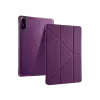 Newface Xiaomi Redmi Pad 2 Kalemlikli Mars Tablet Kılıfı - Mürdüm