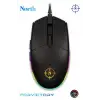 North Combat RGB Kablolu Oyuncu Mouse