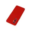 One Plus 9 Pro Kılıf Nano içi Kadife Silikon - Kırmızı