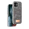 Onegif Apple iPhone 11 Bright Simli Kapak - Gümüş