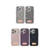 Onegif Apple iPhone 14 Bright Simli Kapak - Pembe