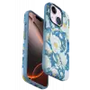 Onegif Apple iPhone 15 Plus Flower Series Magsafe Kapak - Mavi
