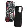 Onegif Apple iPhone 16 Pro Max Flower Series Magsafe Kapak - Siyah