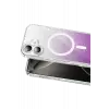 Onegif Apple iPhone 16 Sora Simli Magsafe Kapak - Mor