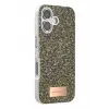 Onegif Apple iPhone 17 Bright Simli Kapak - Çöl Titanyum