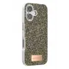 Onegif Apple iPhone 17 Bright Simli Kapak - Çöl Titanyum