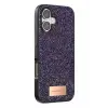 Onegif Apple iPhone 17 Bright Simli Kapak - Derin Mor