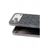 Onegif Apple iPhone 17 Pro Bright Simli Kapak - Gümüş