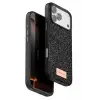 Onegif Apple iPhone 17 Pro Bright Simli Kapak - Siyah