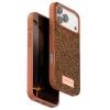 Onegif Apple iPhone 17 Pro Max Bright Simli Kapak - Turuncu