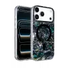Onegif Apple iPhone 17 Pro Mila Dalgalı Magsafe Kapak - Lacivert