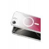 Onegif Apple iPhone 17E Sora Simli Magsafe Kapak - Kırmızı