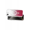 Onegif Apple iPhone 17E Sora Simli Magsafe Kapak - Kırmızı