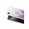Onegif Apple iPhone 17E Sora Simli Magsafe Kapak - Mor