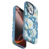 Onegif Apple iPhone 15 Pro Max Flower Series Magsafe Kapak - Mavi