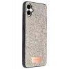 Onegif Samsung Galaxy A06 Bright Simli Kapak - Gold