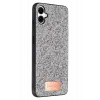Onegif Samsung Galaxy A06 Bright Simli Kapak - Gümüş