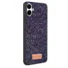 Onegif Samsung Galaxy A07 4G Bright Simli Kapak - Derin Mor