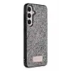 Onegif Samsung Galaxy A25 5G Bright Simli Kapak - Gümüş