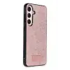 Onegif Samsung Galaxy A25 5G Bright Simli Kapak - Pembe