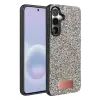 Onegif Samsung Galaxy A37 5G Bright Simli Kapak - Gümüş