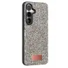 Onegif Samsung Galaxy S25 Bright Simli Kapak - Gümüş