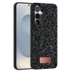 Onegif Samsung Galaxy S25 Bright Simli Kapak - Siyah
