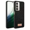 Onegif Xiaomi Redmi 15 4G Bright Simli Kapak - Siyah