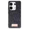 Onegif Xiaomi Redmi Note 13 Pro 4G Bright Simli Kapak - Siyah