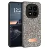 Onegif Xiaomi Redmi Note 14 Pro 4G Bright Simli Kapak - Gold