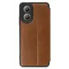 Oppo A38 Kılıf Flip Cover - Taba