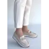 Otra Bej Cilt Babet Ayakkabı