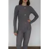 Ottoman alt üst takım gri pt510442