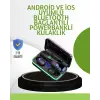 Oyun Modlu E10 Bluetooth Kulaklık Powerbank ve LED Ekranlı