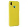 P20 Lite Kılıf Nano içi Kadife Silikon - Sarı