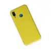 P20 Lite Kılıf Nano içi Kadife Silikon - Sarı
