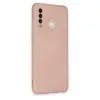 P30 Lite Kılıf Nano içi Kadife Silikon - Pudra