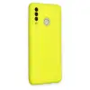 P30 Lite Kılıf Nano içi Kadife Silikon - Sarı