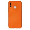 P30 Lite Kılıf Nano içi Kadife Silikon - Turuncu