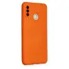 P30 Lite Kılıf Nano içi Kadife Silikon - Turuncu