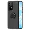P40 Pro Kılıf Range Yüzüklü Silikon - Siyah