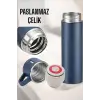 Paslanmaz Çelik 3’lü Termos Seti Vakumlu ve 8 Saat Isı Koruma