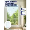 Pencere ve Balkon İçin Tek Kanatlı Kolay Takılan Sineklik