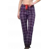 Pijama Altı Modal  Ring Viskon Kumaş-Ekose Desenli