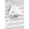 Pirinç Gümüş Renk 6 Çift Kadın Küpe Seti